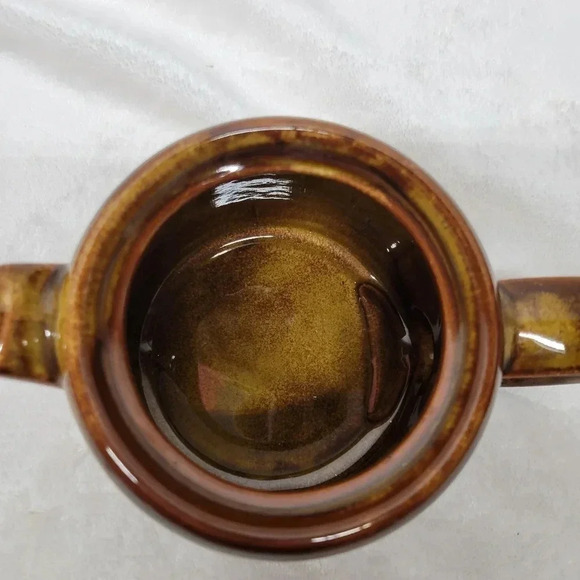 🌴3/$15🌴 7129 McCoy  Tea Pot no lid Beautiful brown/ amber like tigers eye - Picture 4 of 6